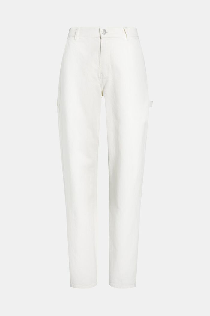 Cargo trousers, WHITE, detail image number 4