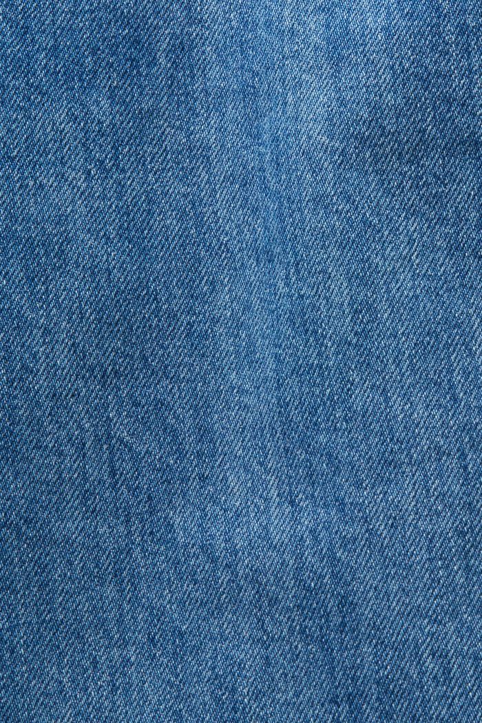 Mid-Rise Straight Jeans, BLUE LIGHT WASHED, detail image number 5