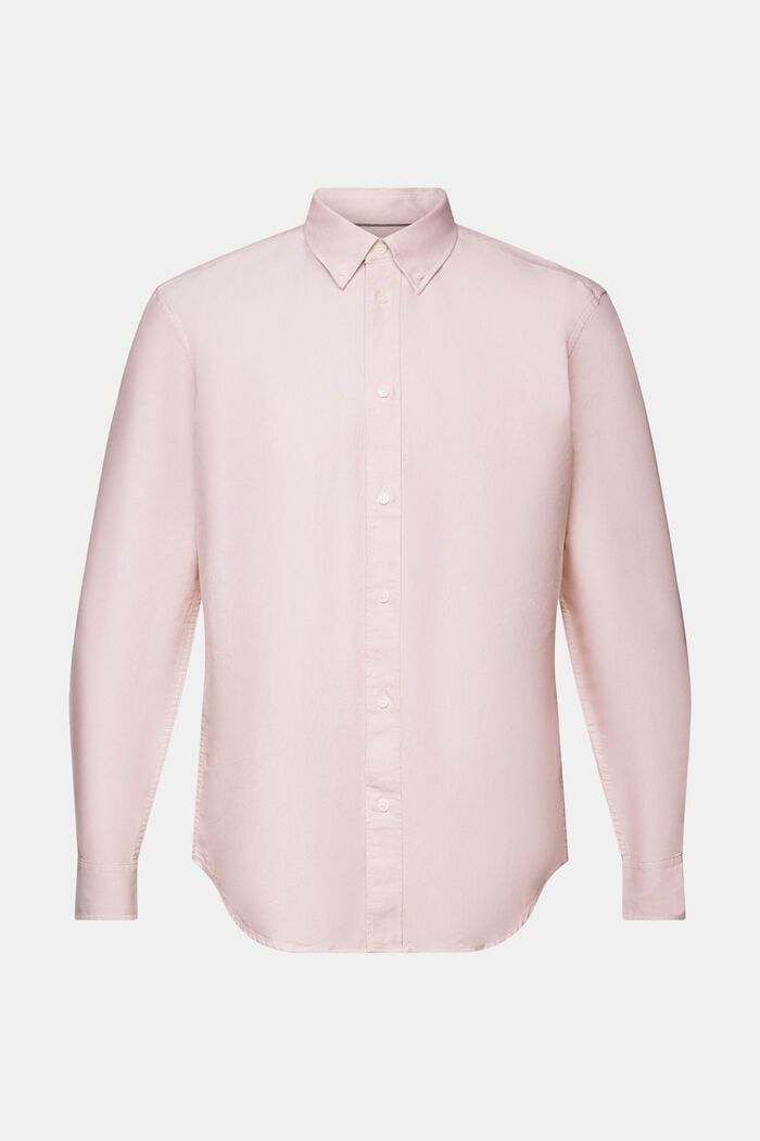 Cotton-Poplin Button Down Shirt, OLD PINK, detail image number 5