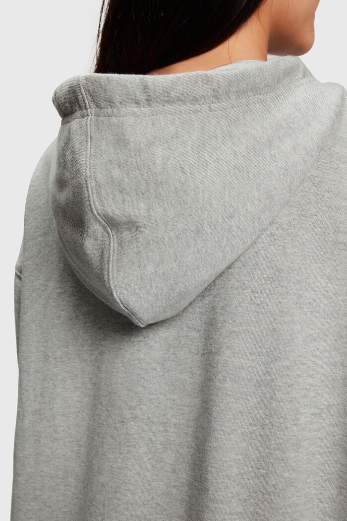 Unisex sweatshirt with a hood, GREY, detail image number 1