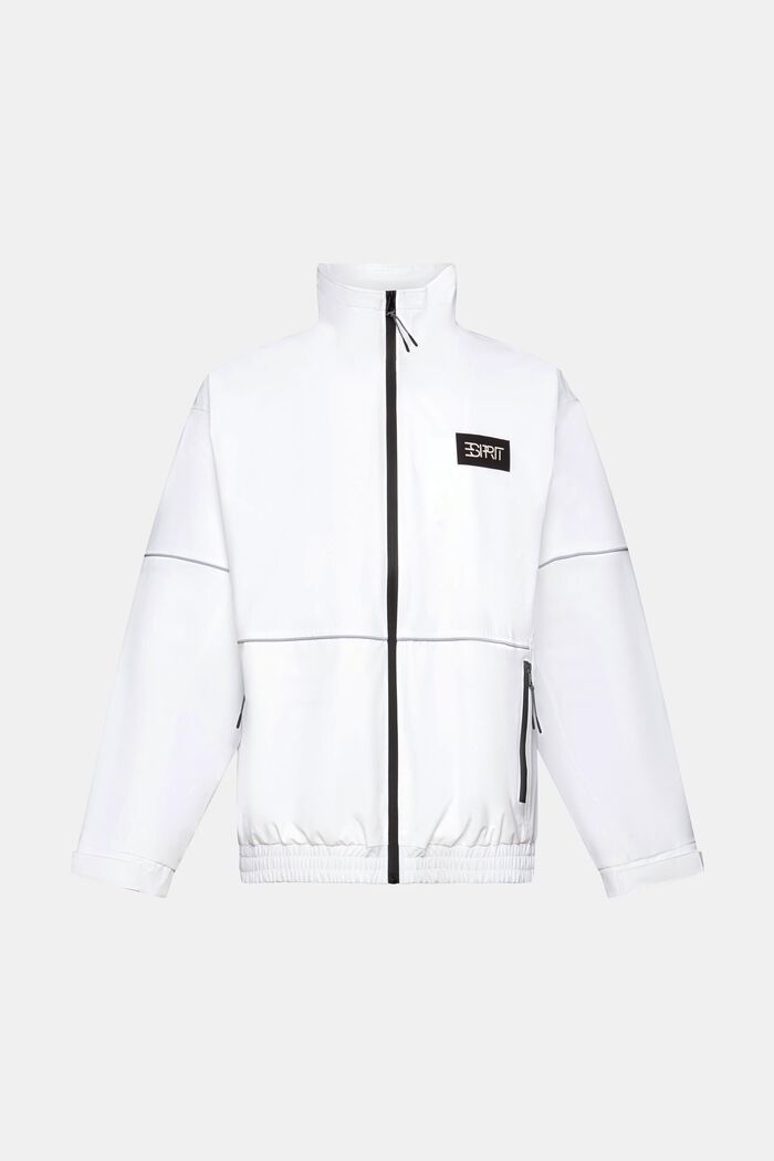 Oversized windbreaker jacket, WHITE, detail image number 6