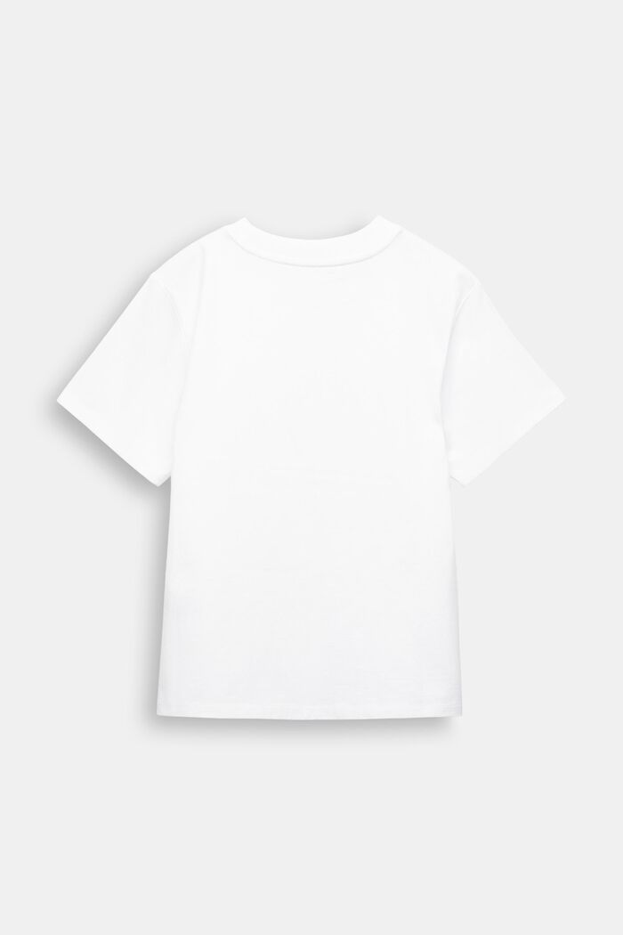 Logo Cotton Jersey T-Shirt, WHITE, detail image number 1