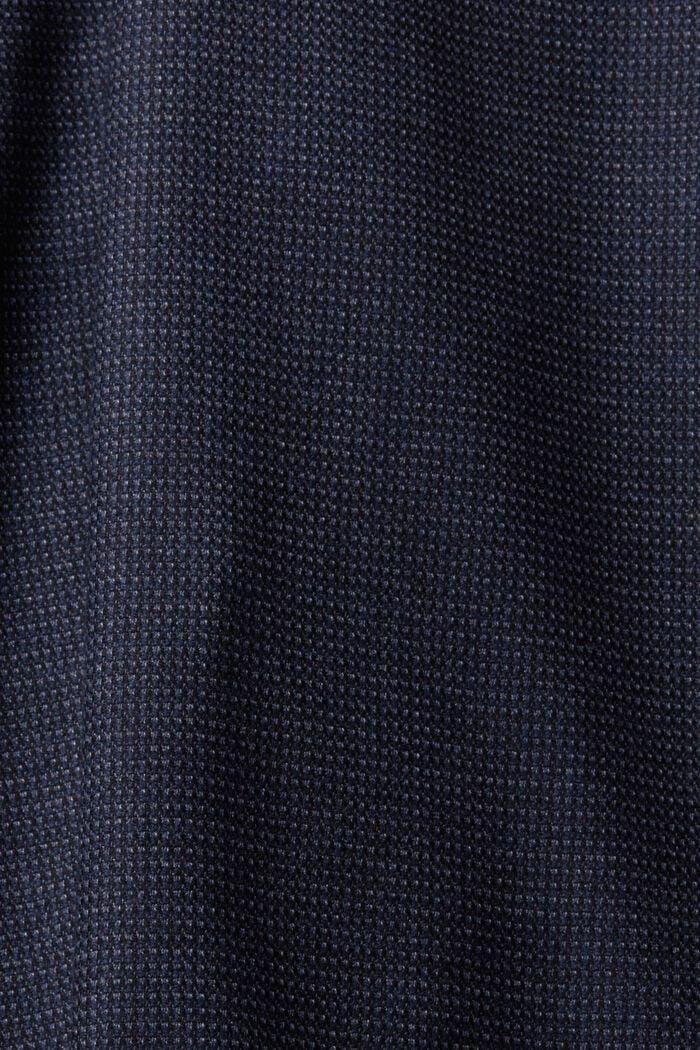 Textured suit trousers, DARK BLUE, detail image number 1
