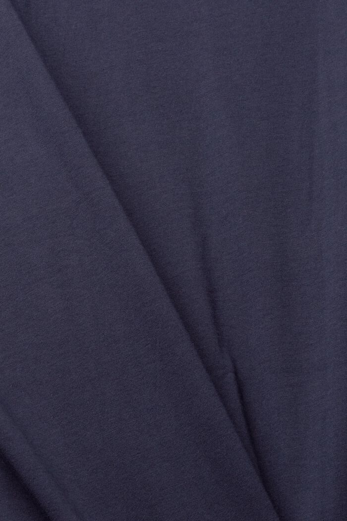 Jersey T-shirt with a front print, NAVY, detail image number 1