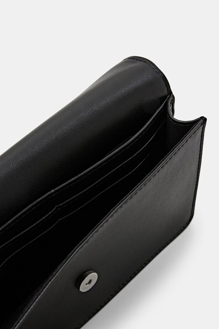 Crossbody Flap Bag, BLACK, detail image number 3