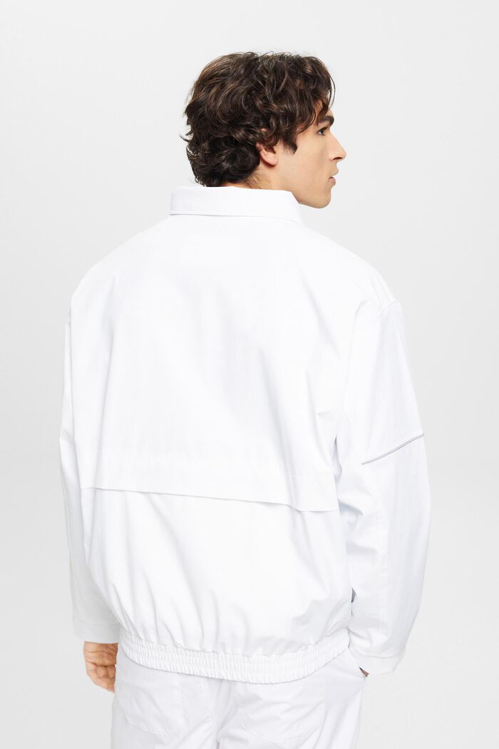 Oversized windbreaker jacket, WHITE, detail image number 3