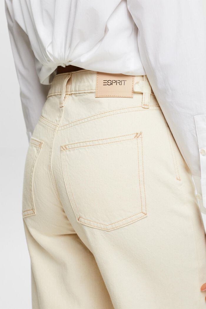 High-Rise Retro Wide Leg Jeans, OFF WHITE, detail image number 3