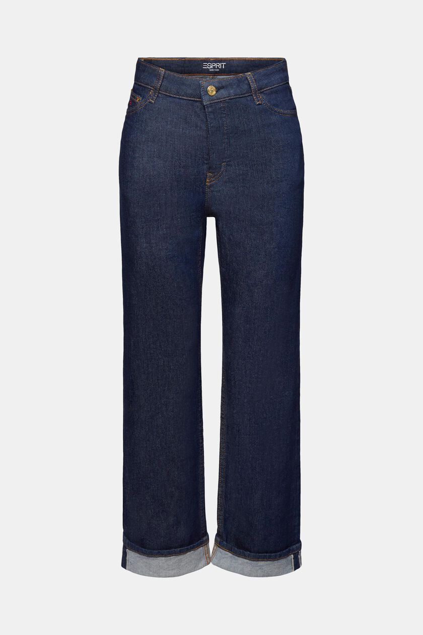 Premium Selvedge High-Rise Straight Jeans
