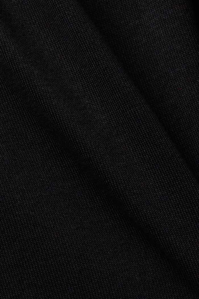 Rib-Knit Midi Skirt, BLACK, detail image number 5