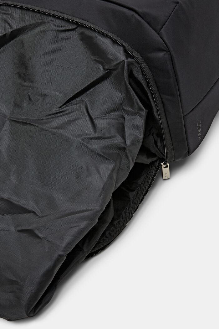 Zipped Duffel Backpack, BLACK, detail image number 1