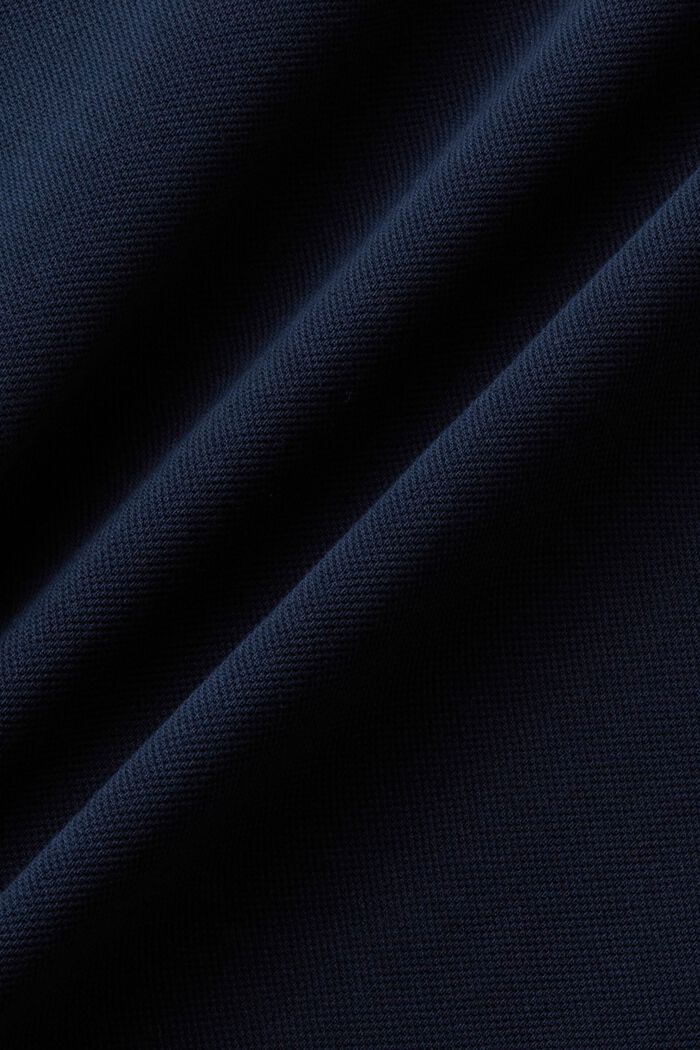 Cotton pique polo shirt, NAVY, detail image number 5