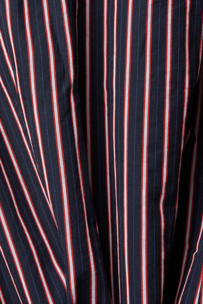 Striped button down shirt, NAVY, detail image number 1