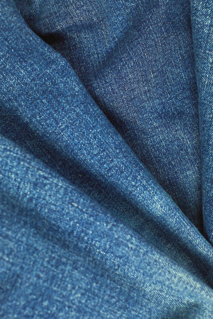 High-Rise Retro Slim Jeans, BLUE MEDIUM WASHED, detail image number 5