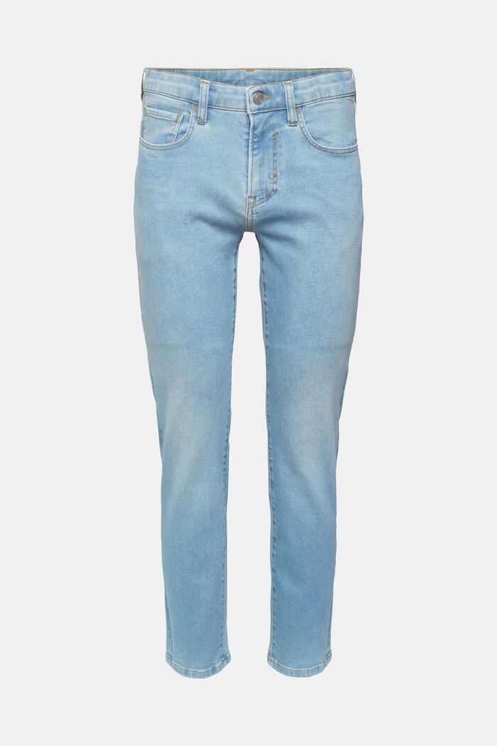 Mid-Rise Slim Jeans, BLUE LIGHT WASHED, detail image number 2
