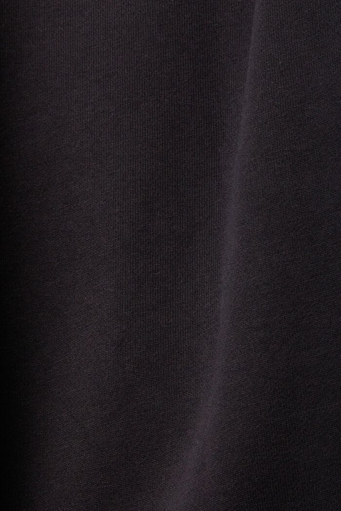 Logo Print Crewneck Sweatshirt, BLACK, detail image number 5