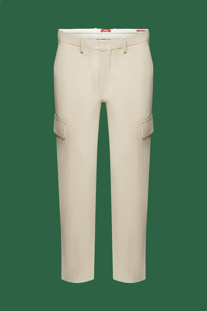 Straight Cargo Pants, BEIGE, detail image number 7