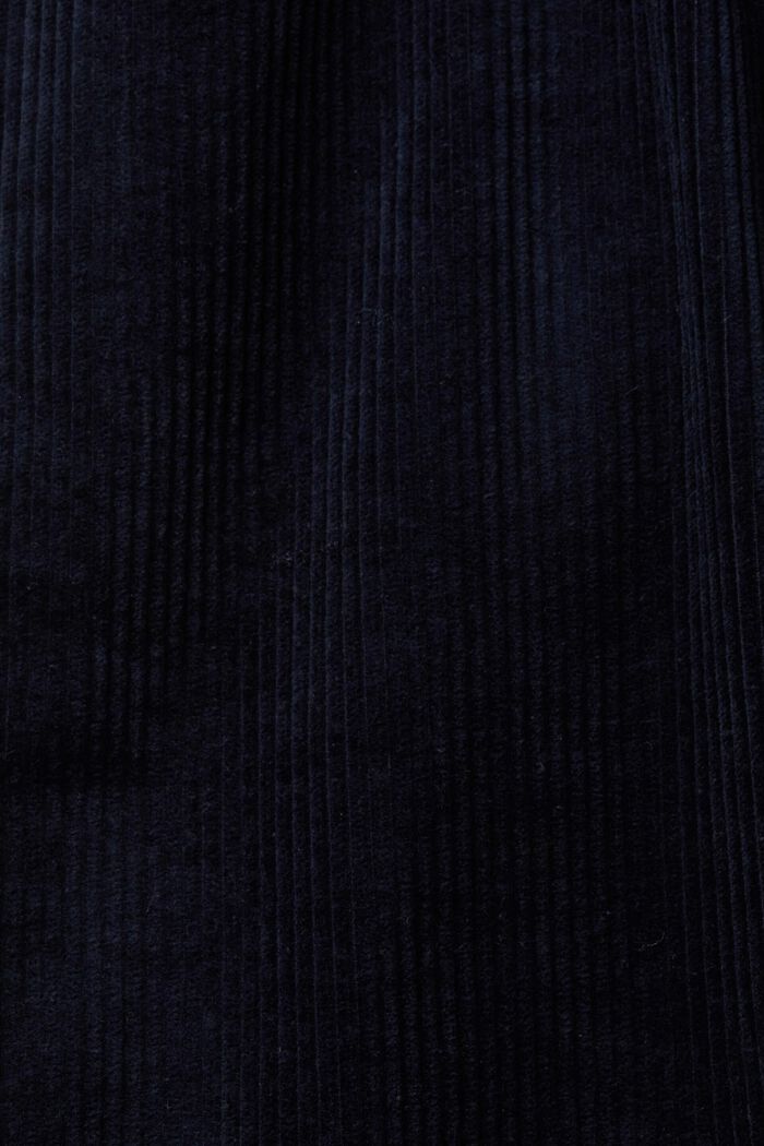 Mom fit cord trousers, NAVY, detail image number 1