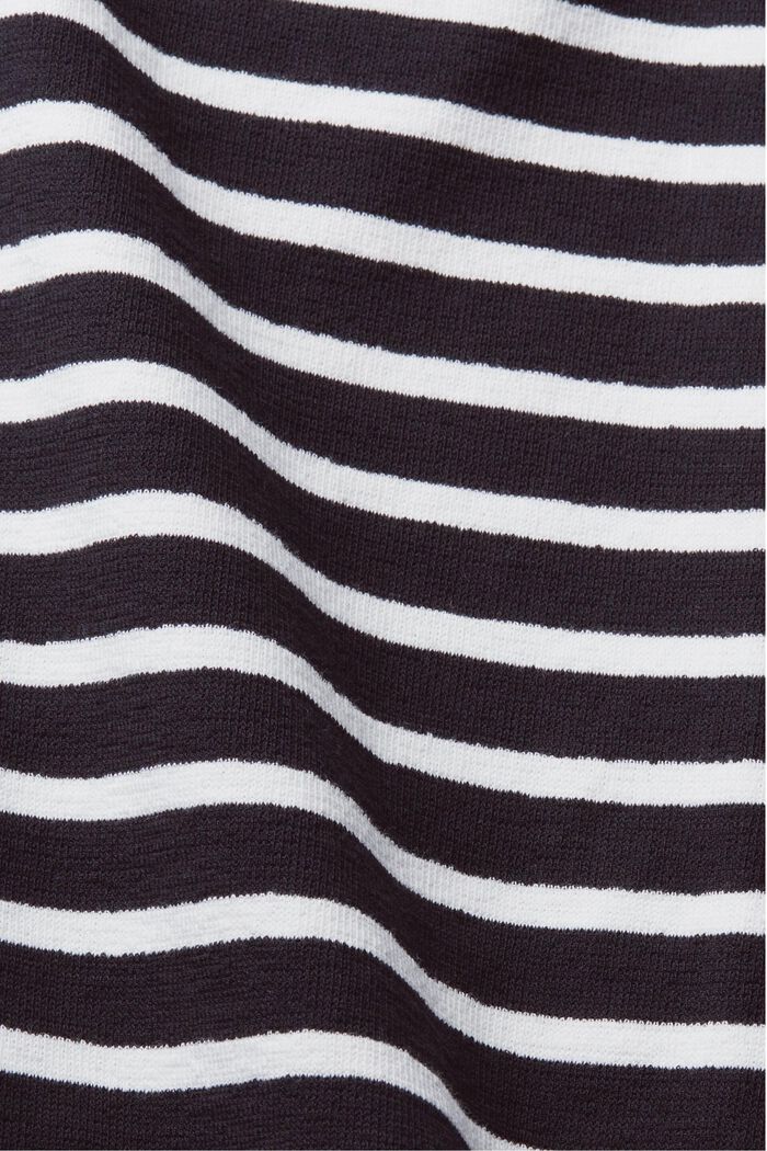Striped half-zip sweater, BLACK, detail image number 1