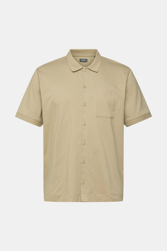 Relaxed fit shirt, PALE KHAKI, detail image number 2