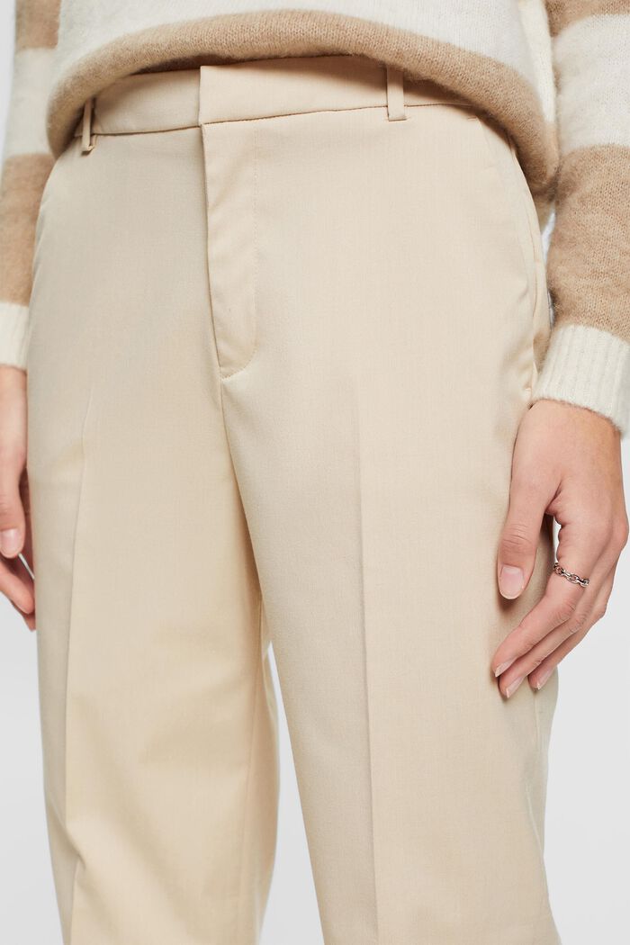 Straight leg trousers, SAND, detail image number 2
