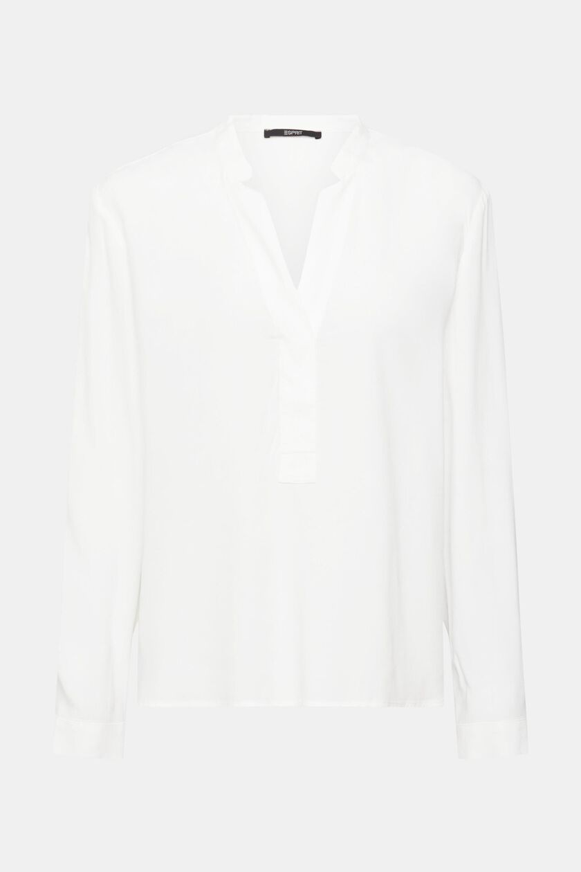 V-neck blouse, LENZING™ ECOVERO™