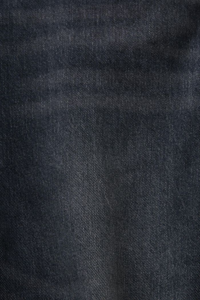 Mid-Rise Retro Straight Jeans, BLACK MEDIUM WASHED, detail image number 6