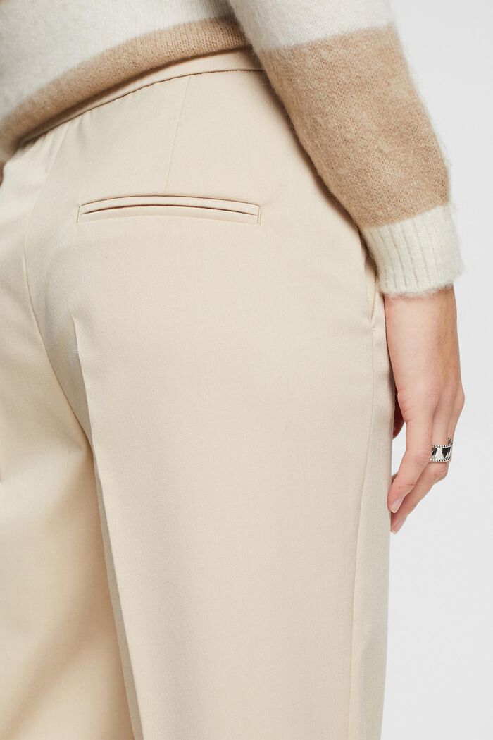 Straight leg trousers, SAND, detail image number 4