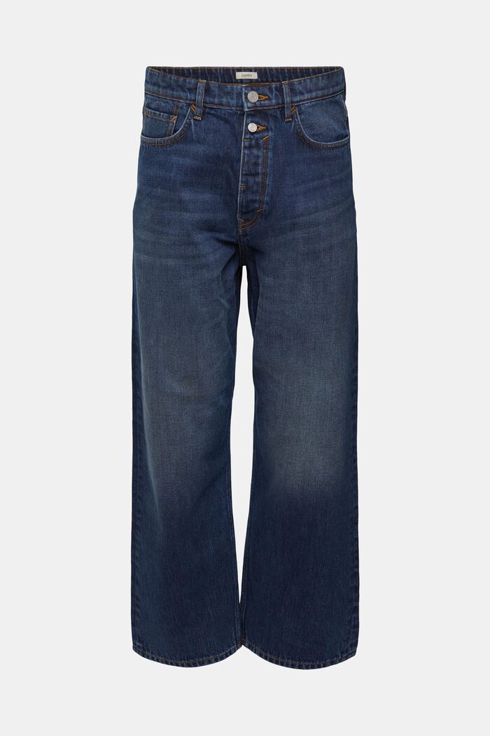 Loose fit jeans, BLUE DARK WASHED, detail image number 7