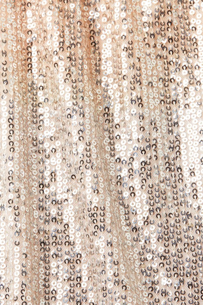Sequined midi skirt, DUSTY NUDE, detail image number 5