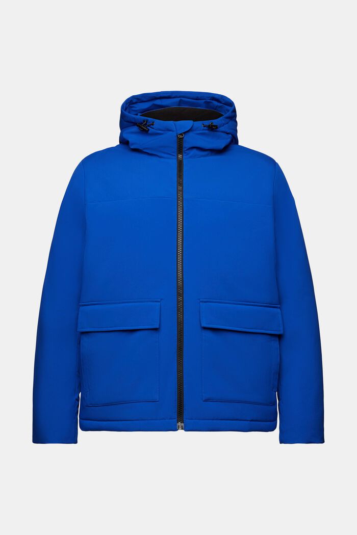 Hooded Down Jacket, BRIGHT BLUE, detail image number 6