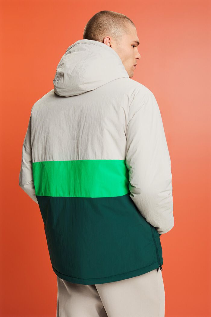 Water-Repellent Pullover Jacket, EMERALD GREEN, detail image number 4