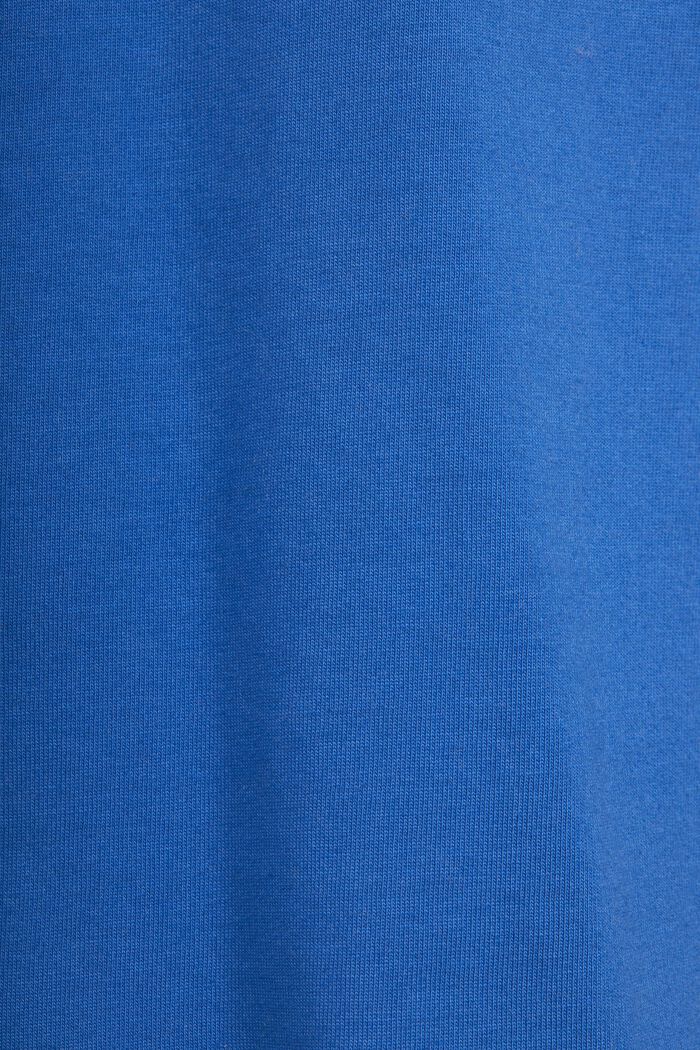 Unisex Logo Cotton Jersey T-Shirt, BRIGHT BLUE, detail image number 4