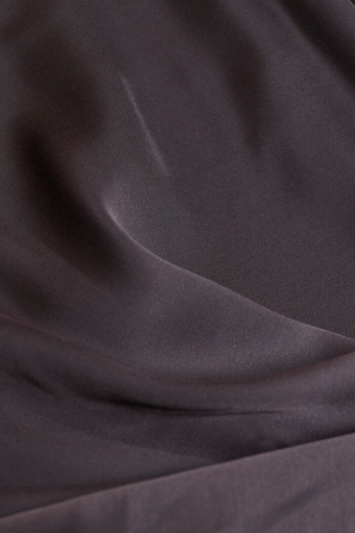 Satin drape top, ANTHRACITE, detail image number 6