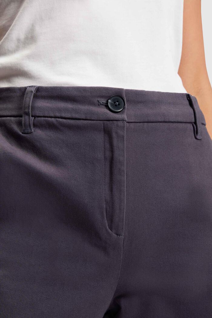 Straight leg chinos, ANTHRACITE, detail image number 1