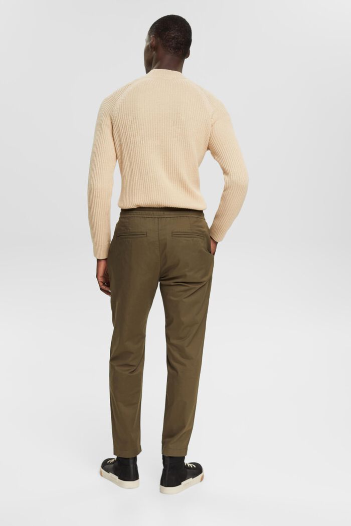 Jogger style trousers, DARK KHAKI, detail image number 3