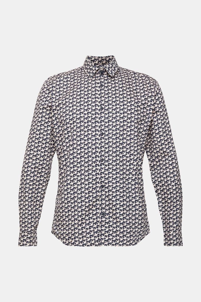 All-over print shirt, NAVY, detail image number 2