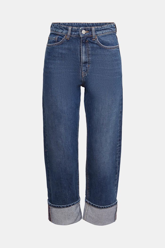Mid-rise relaxed fit jeans, BLUE MEDIUM WASHED, detail image number 7
