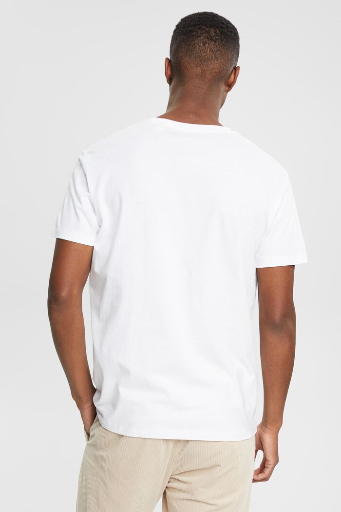 T-shirt with chest print, WHITE, detail image number 3