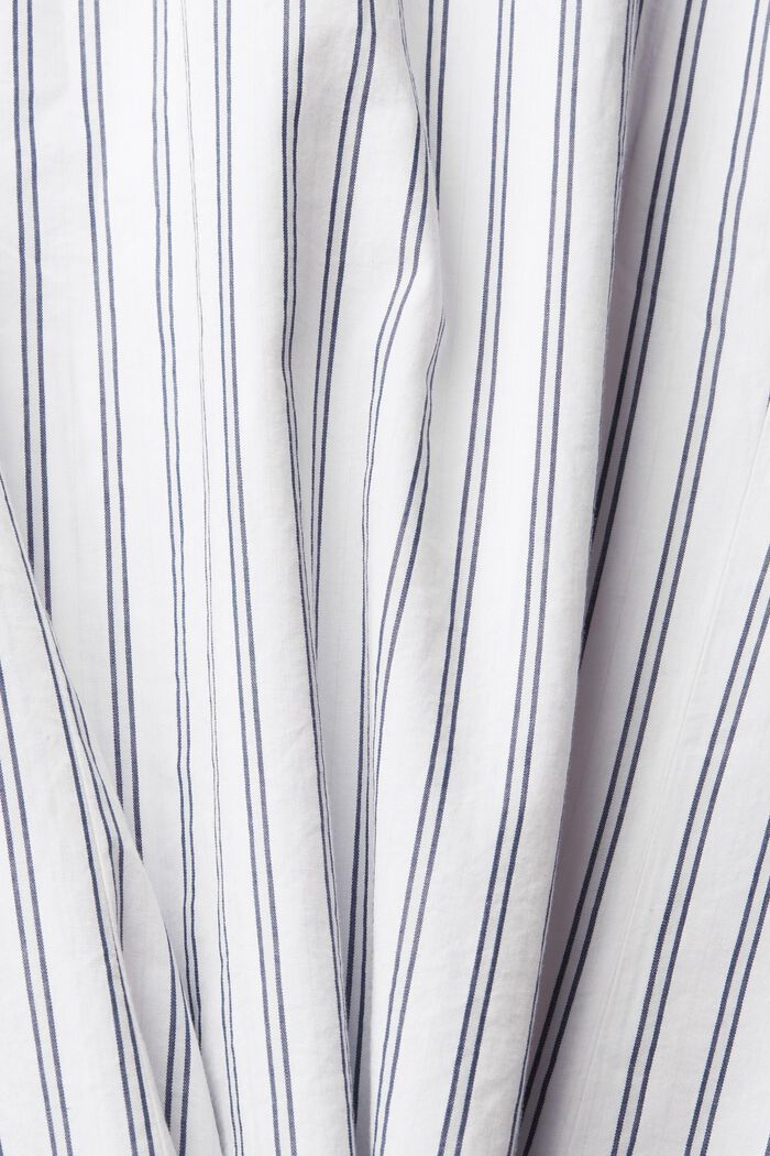 Striped button down shirt, WHITE, detail image number 5