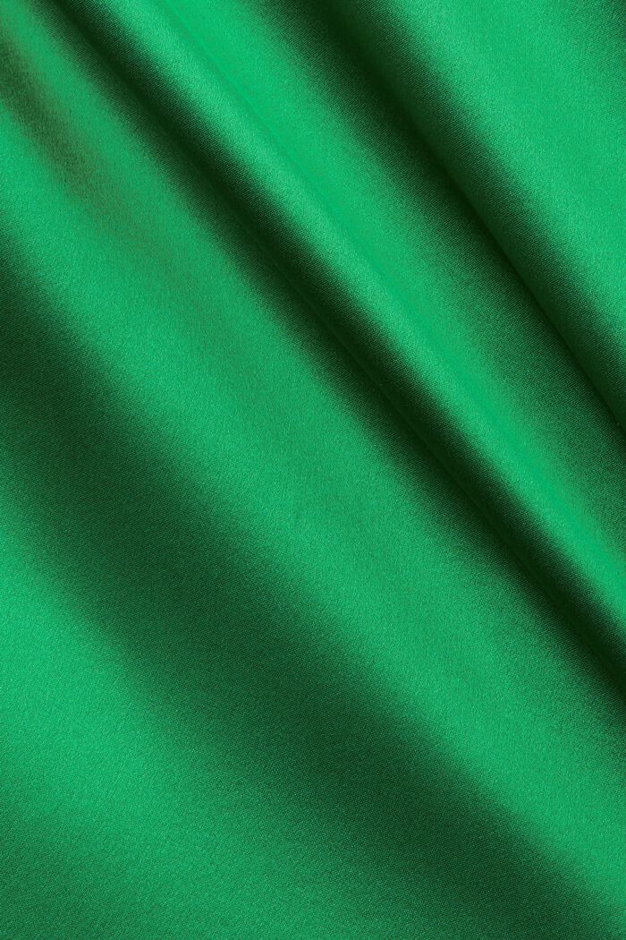Silk Midi Skirt, GREEN, detail image number 5