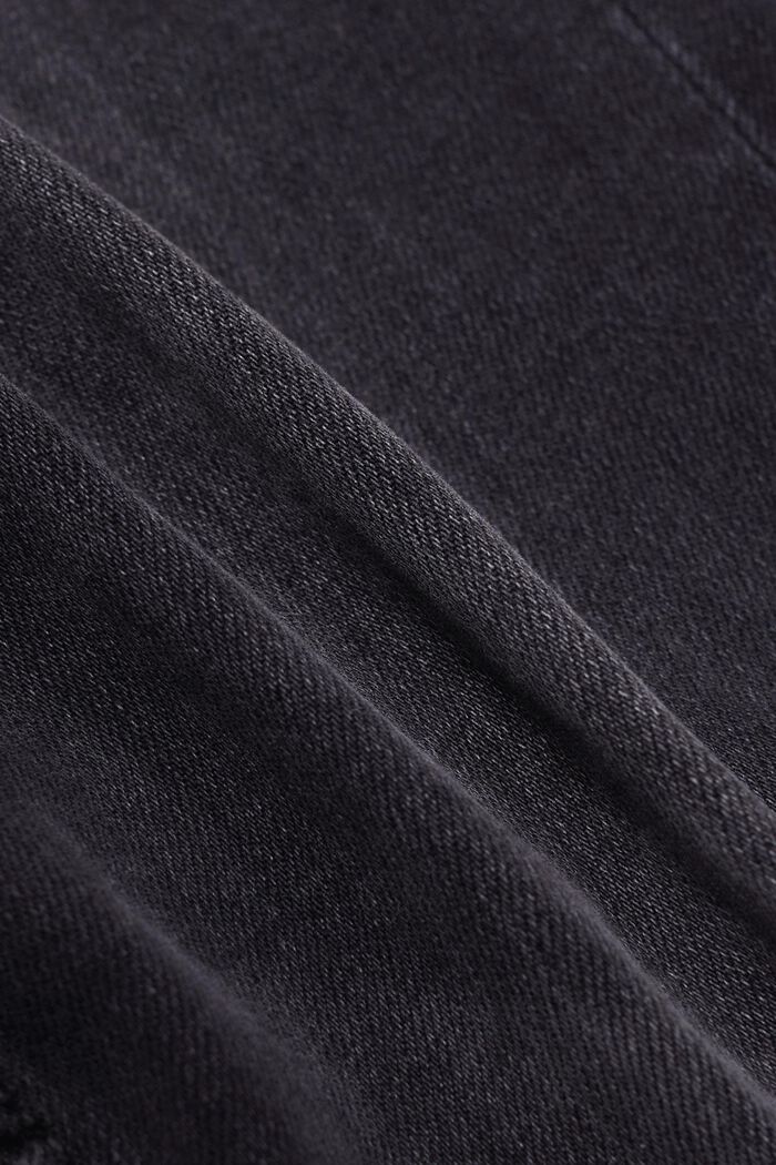 Mid-Rise Slim Fit Jeans, BLACK DARK WASHED, detail image number 5