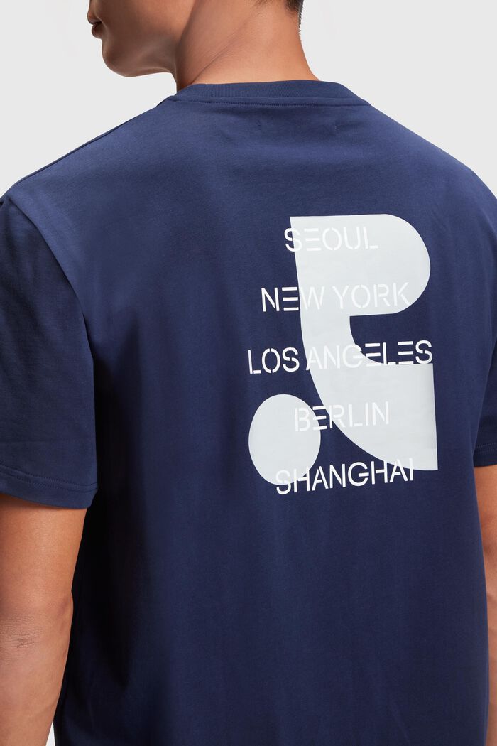 Seoul Edition print t-shirt, NAVY, detail image number 3
