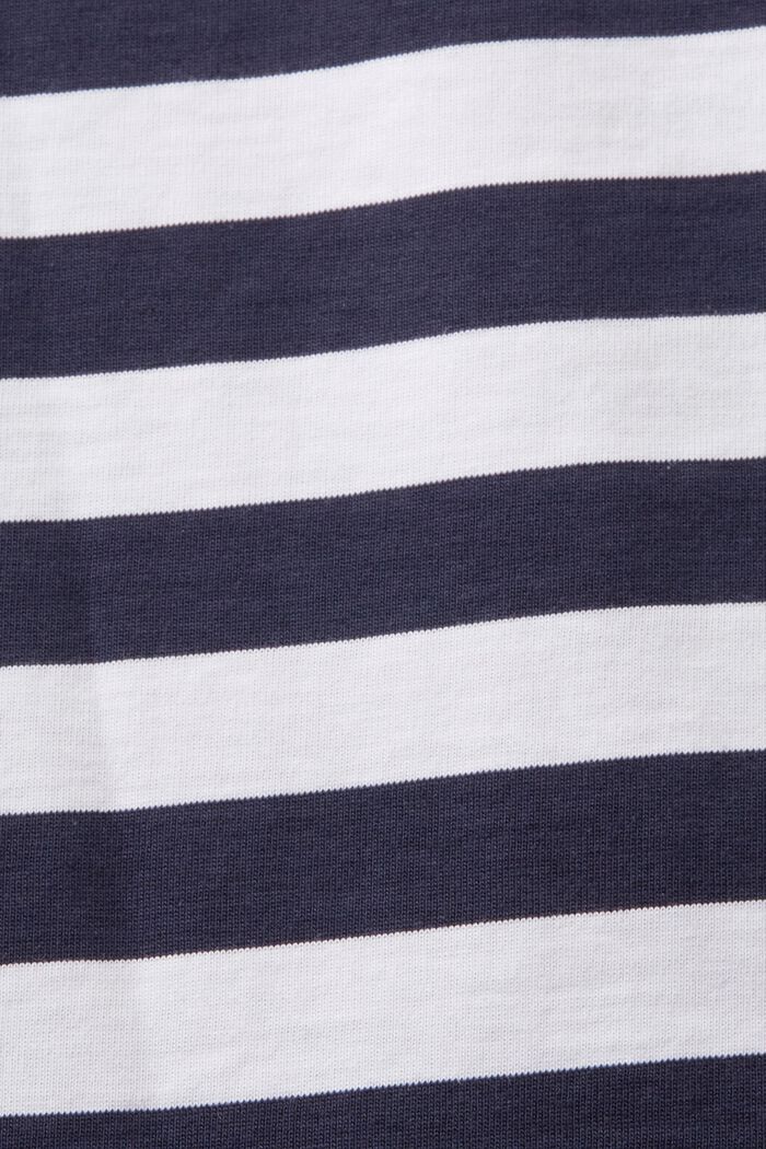 Striped crewneck T-shirt, NAVY, detail image number 5
