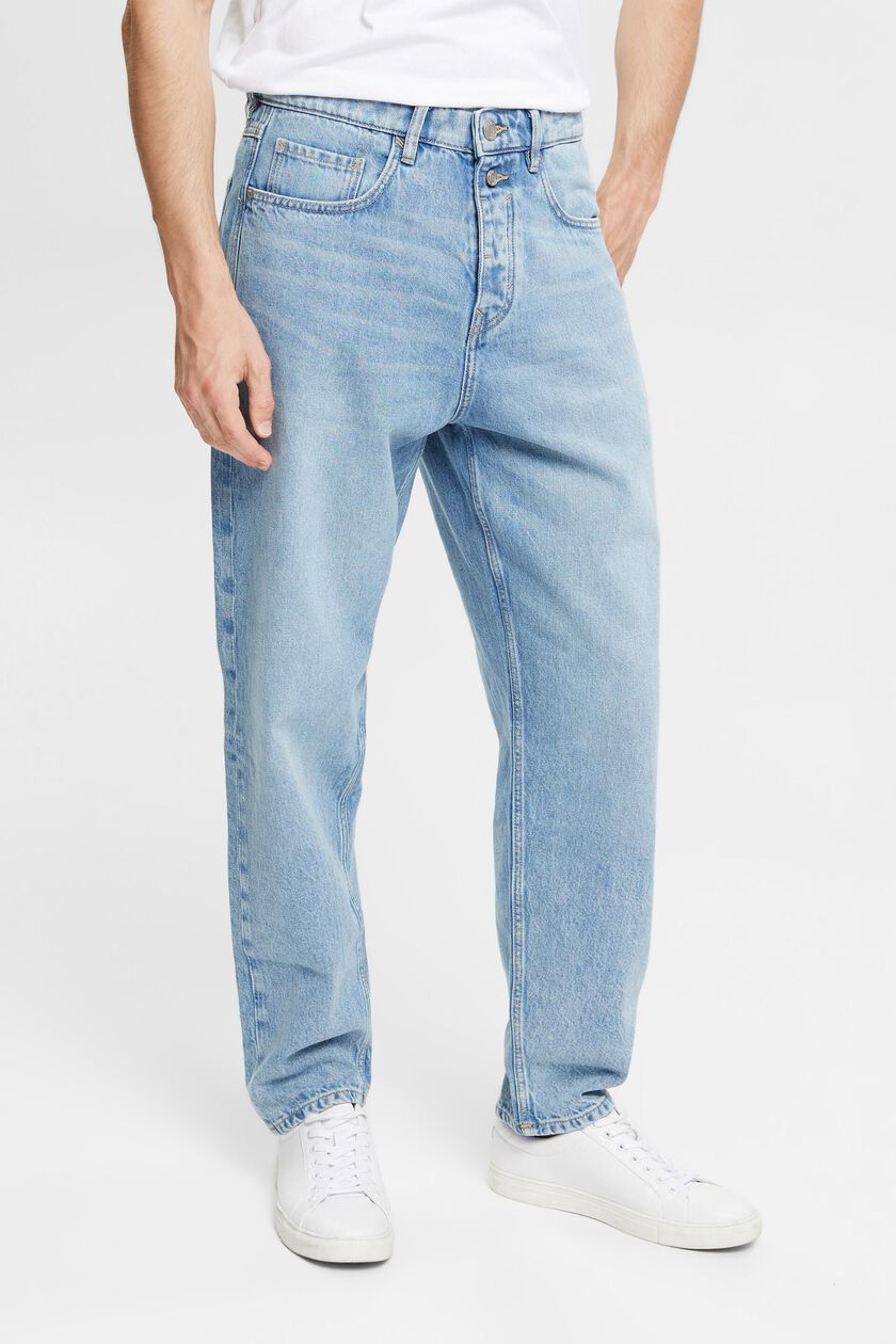 Mid-Rise Wide Balloon Jeans