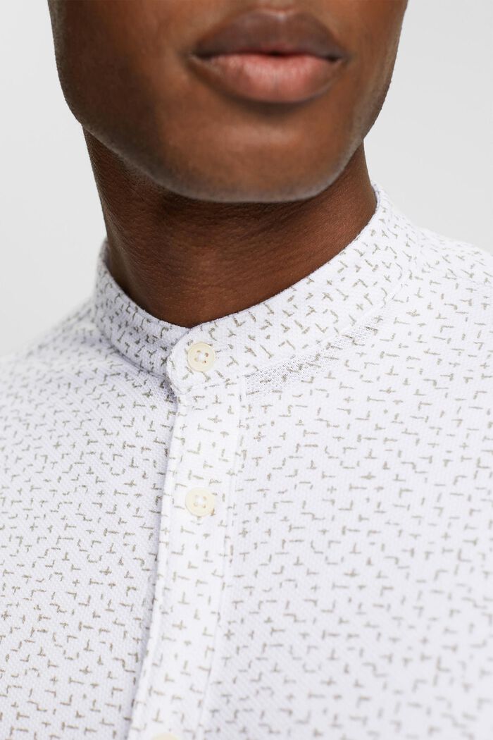 Patterned shirt, WHITE, detail image number 3