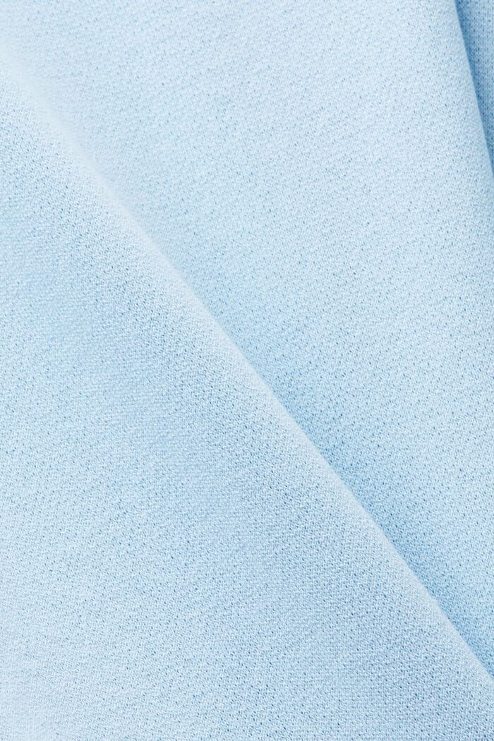 Short-Sleeve Sweater, PASTEL BLUE, detail image number 4