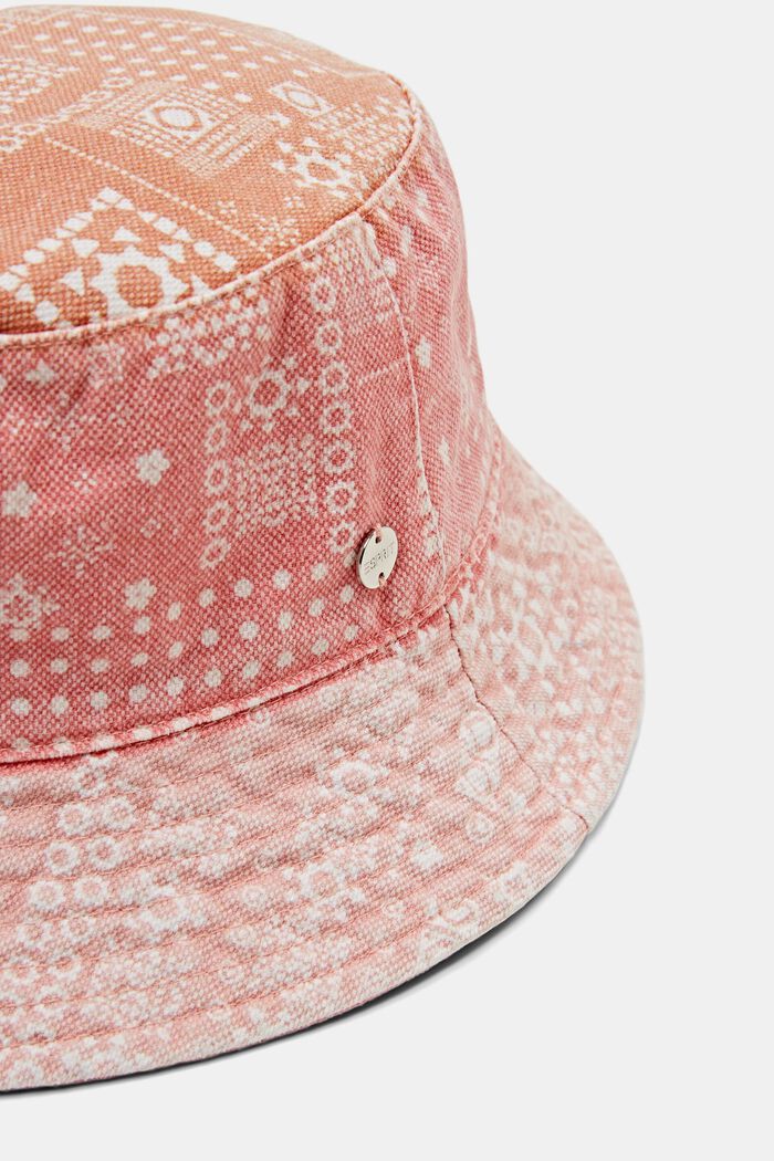 Bucket hat with all-over print, PINK, detail image number 1