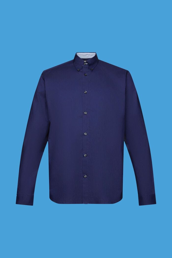 Button-down shirt, NAVY, detail image number 6