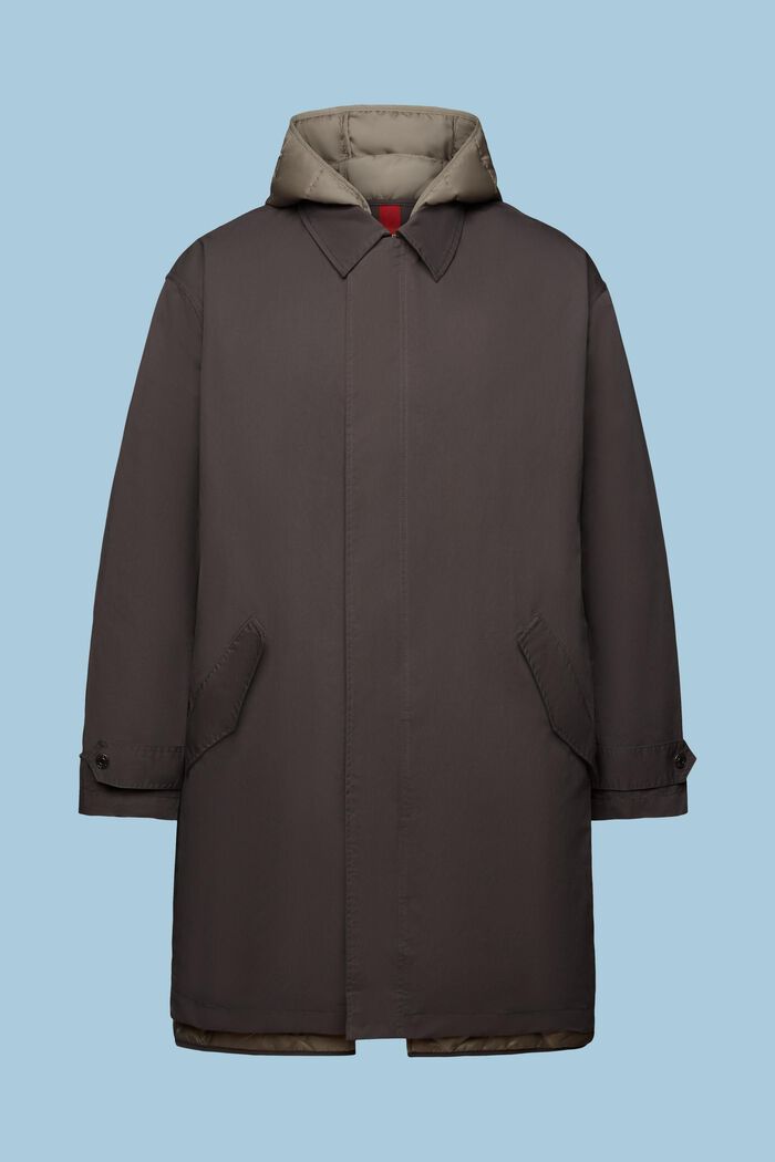 2-in-1 Parka Coat, DARK GREY, detail image number 6