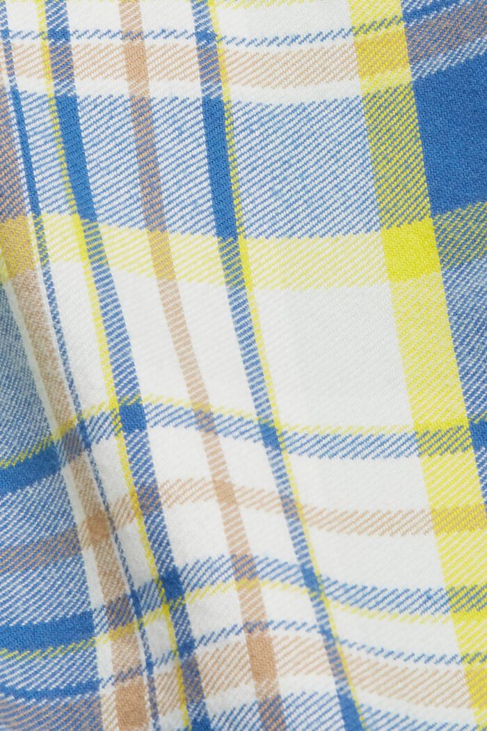 Checked shirt, BLUE, detail image number 5